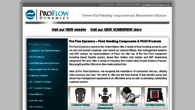 What Proflowdynamics.com website looked like in 2015 (9 years ago)