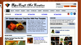 What Papercraftprintable.com website looked like in 2015 (9 years ago)