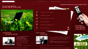What Pasporta.com website looked like in 2015 (8 years ago)
