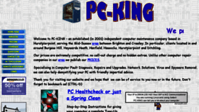 What Pc-king.co.uk website looked like in 2015 (9 years ago)