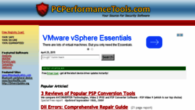What Pcperformancetools.com website looked like in 2015 (9 years ago)