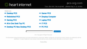 What Pcs-org.com website looked like in 2015 (9 years ago)