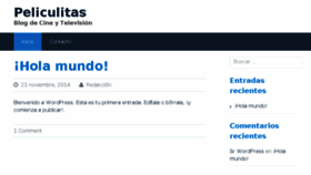 What Peliculitas.com website looked like in 2015 (9 years ago)