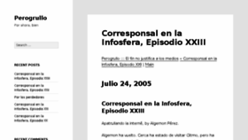 What Perogrullo.com website looked like in 2015 (9 years ago)