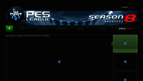 What Pes-league.gr website looked like in 2015 (9 years ago)
