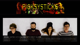 What Picksysticks.com website looked like in 2015 (9 years ago)
