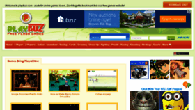 What Playbuz.com website looked like in 2015 (9 years ago)