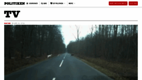 What Politiken.tv website looked like in 2015 (9 years ago)