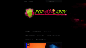 What Popyoularity.com website looked like in 2015 (9 years ago)