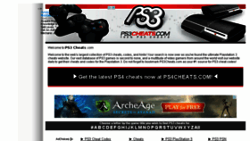 What Ps3cheats.com website looked like in 2015 (8 years ago)