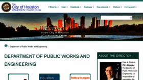 What Publicworks.houstontx.gov website looked like in 2015 (9 years ago)