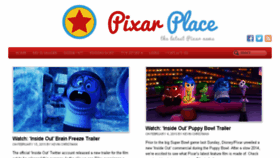 What Pixarplace.com website looked like in 2015 (9 years ago)