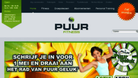What Puur-fitness.nl website looked like in 2015 (9 years ago)
