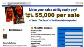 What Prosperyourmind.com website looked like in 2015 (9 years ago)