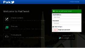 What Paktweet.com website looked like in 2015 (9 years ago)