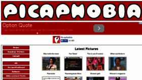 What Picaphobia.com website looked like in 2015 (9 years ago)