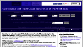What Paintref.com website looked like in 2015 (9 years ago)