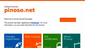What Pinoso.net website looked like in 2015 (8 years ago)