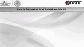 What Portalautoservicios.sep.gob.mx website looked like in 2015 (8 years ago)