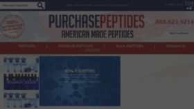 What Purchasepeptides.net website looked like in 2015 (8 years ago)