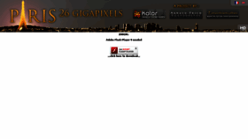 What Paris-26-gigapixels.com website looked like in 2015 (8 years ago)