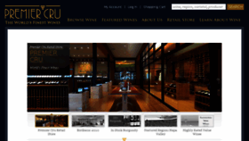 What Premiercru.net website looked like in 2015 (9 years ago)