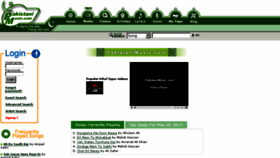 What Pakistanimusic.com website looked like in 2015 (8 years ago)