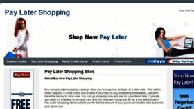 What Paylatershops.com website looked like in 2015 (8 years ago)