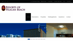 What Pelican-beach.com website looked like in 2015 (8 years ago)