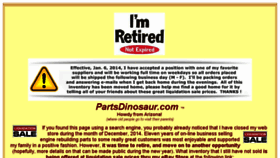 What Partsdinosaur.com website looked like in 2015 (8 years ago)