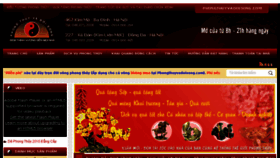 What Phongthuyvadoisong.com website looked like in 2015 (8 years ago)