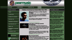 What Peermusicclassical.com website looked like in 2015 (8 years ago)