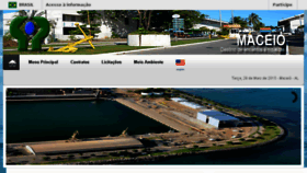 What Portodemaceio.com.br website looked like in 2015 (8 years ago)