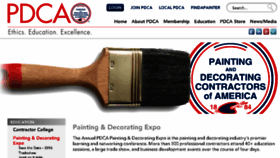 What Paintinganddecoratingexpo.com website looked like in 2015 (8 years ago)