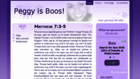 What Peggyisboos.nl website looked like in 2015 (8 years ago)