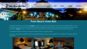 What Palmbeachhotelbali.com website looked like in 2015 (8 years ago)