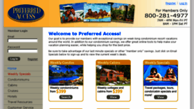 What Preferred-access.com website looked like in 2015 (8 years ago)