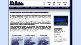 What Prilux.de website looked like in 2015 (8 years ago)