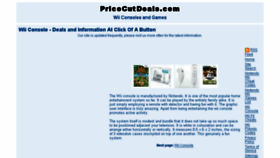 What Pricecutdeals.com website looked like in 2015 (8 years ago)