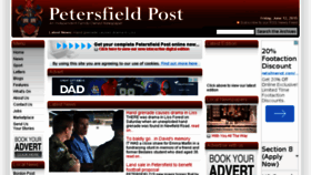 What Petersfieldpost.co.uk website looked like in 2015 (8 years ago)