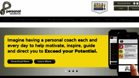 What Personalexcellenceapp.com website looked like in 2015 (8 years ago)