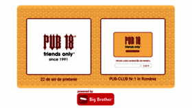 What Pub18.ro website looked like in 2015 (9 years ago)