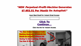 What Perpetualprofitmachine.com website looked like in 2015 (8 years ago)