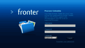 What Pearsoncolombia.fronter.com website looked like in 2015 (8 years ago)