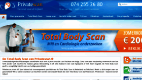 What Privatescan.nl website looked like in 2015 (8 years ago)