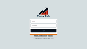 What Popmycash.com website looked like in 2015 (8 years ago)