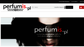 What Perfumis.pl website looked like in 2015 (8 years ago)