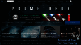 What Prometheus-movie.com website looked like in 2015 (8 years ago)