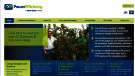 What Powerefficiency.co.uk website looked like in 2015 (8 years ago)