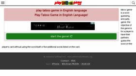 What Playtaboogame.com website looked like in 2015 (8 years ago)